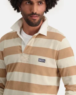 Gaastra Gestreepte Rugby Shirt Soap|Heren Polo'S En T-Shirts
