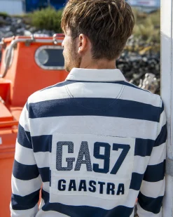 Gaastra Gestreepte Rugby Shirt Soap|Heren Polo'S En T-Shirts