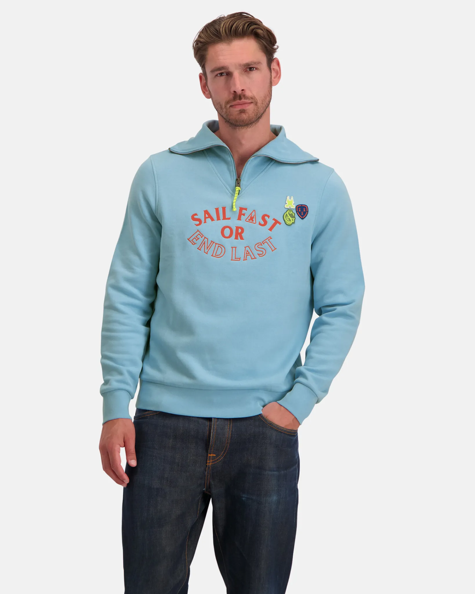 Gaastra Luxe Vintage Cape Farewell Sweater|Heren Truien En Sweaters